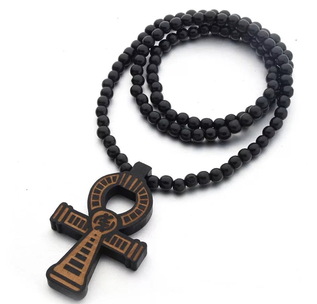 Egyptian Ankh Necklace (Gye Nyame)