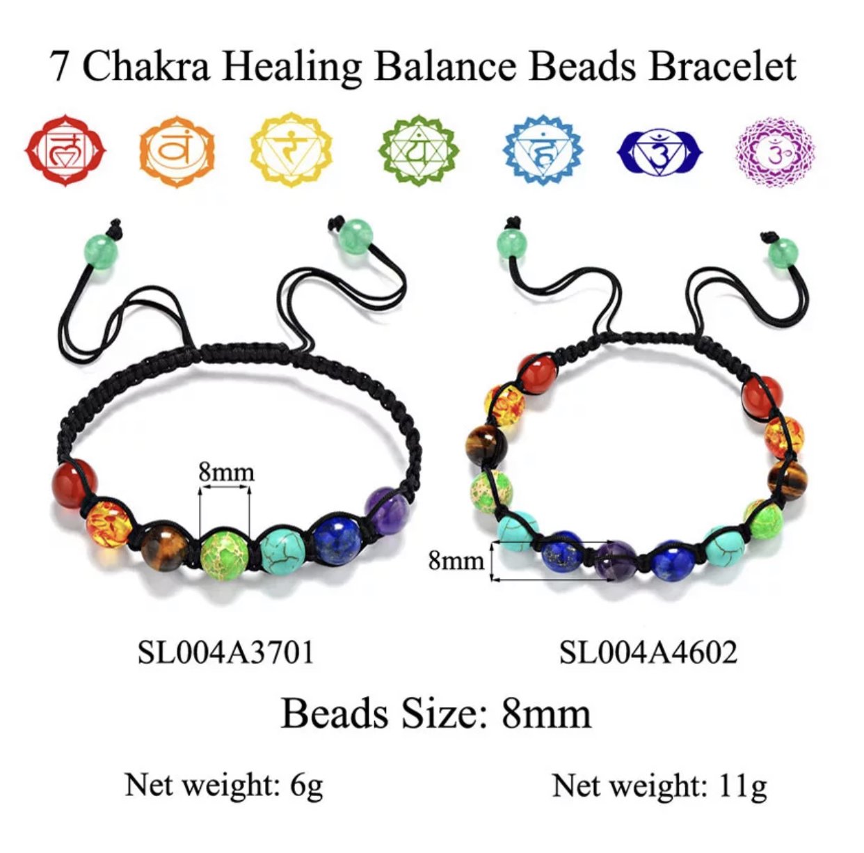 7 Chakra Bracelet